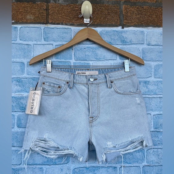 GRLFRND Helena High Rise Cut Off Short size 26 - Picture 2 of 14
